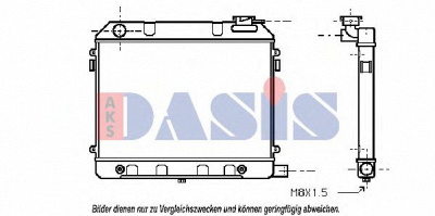 AKS DASIS 150040n -  Радиатор, охлаждение двигателя